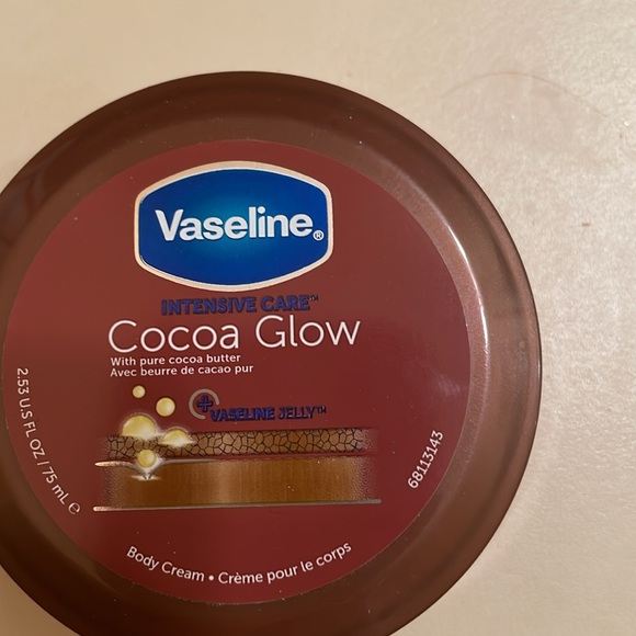 Cocoa Glow by Vaseline Intensive Care Face & Body Cream 2.53 fl. Oz. - Picture 2 of 3